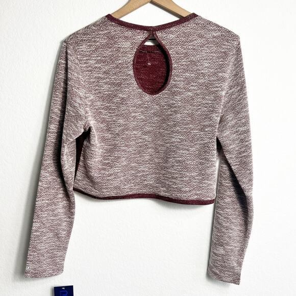 Nuyu Ladies Texas A&M Aggie Terry Crop Long Sleeve Top XL Brand New - Picture 3 of 9